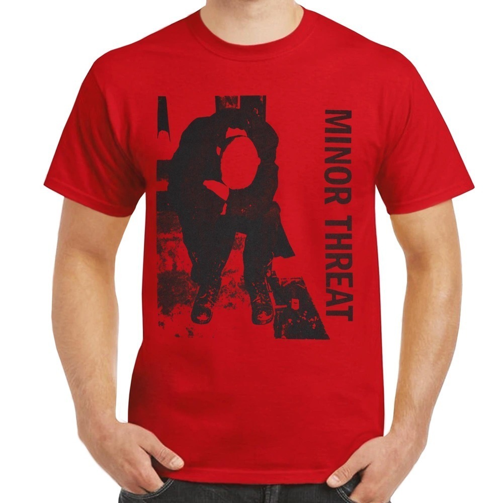 Minor Threat Shirt Red Album Ian Mackaye Tshirt